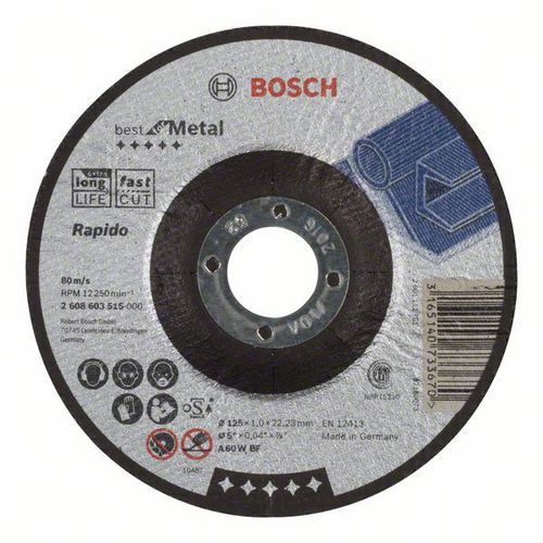 Bosch - ezn kotou profilovan Best for Metal - Rapido A 60 W