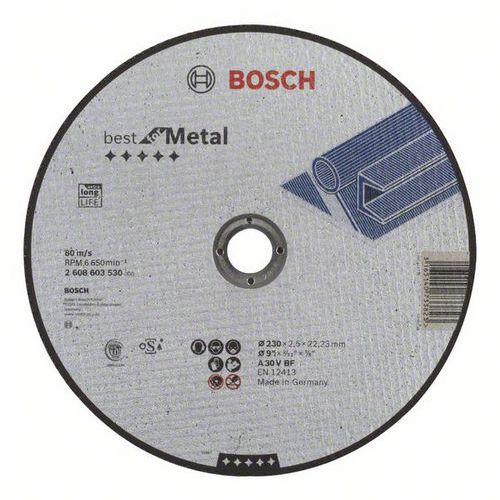 Bosch - ezn kotou rovn Best for Metal A 30 V BF, 230 mm, 2,5