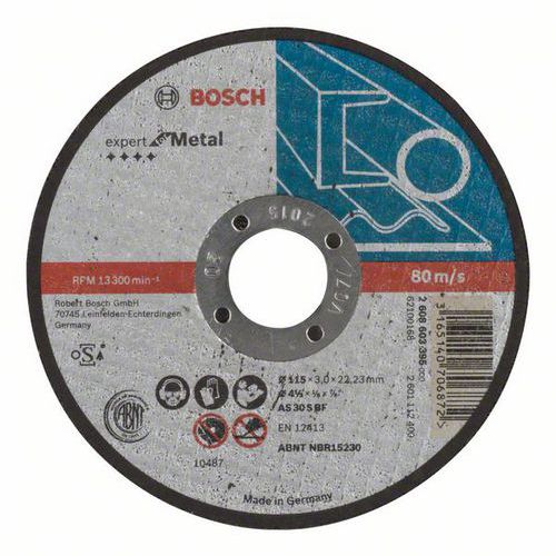 Bosch - ezn kotou rovn Expert for Metal AS 30 S BF, 115 mm,
