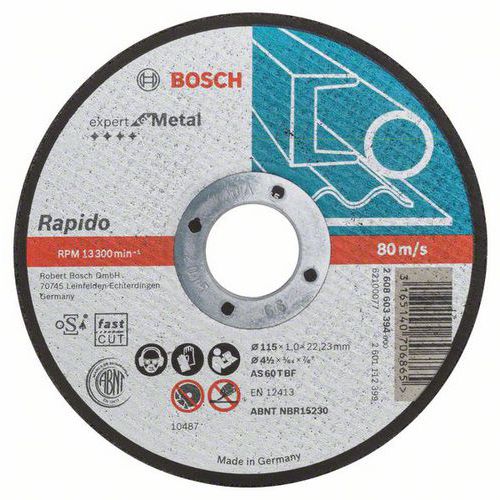 Bosch - ezn kotou rovn Expert for Metal - Rapido AS 60 T BF,