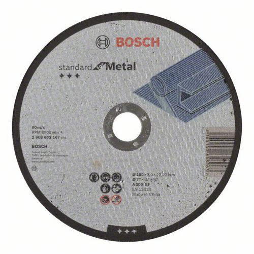 Bosch - ezn kotou rovn Standard for Metal A 30 S BF, 180 mm,