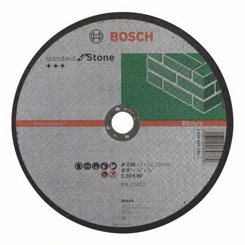 Bosch - ezn kotou rovn Standard for Stone C 30 S BF, 230 mm,