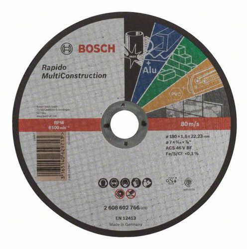 Bosch - ezn kotou rovn Rapido Multi Construction ACS 46 V BF