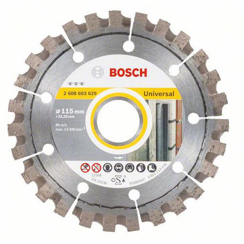 Bosch - Diamantov ezn kotou Best for Universal 115 x 22,23 x