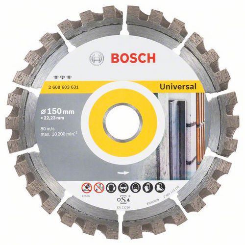 Bosch - Diamantov ezn kotou Best for Universal 150 x 22,23 x