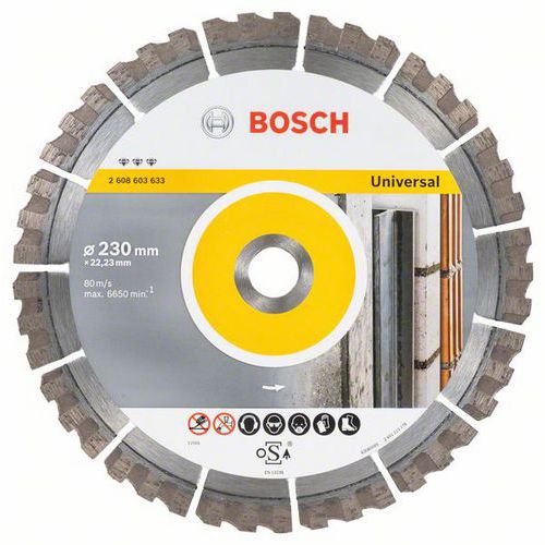 Bosch - Diamantov ezn kotou Best for Universal 230 x 22,23 x