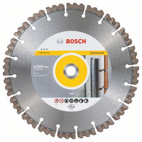 Bosch - Diamantov ezn kotou Best for Universal 300 x 22,23 x