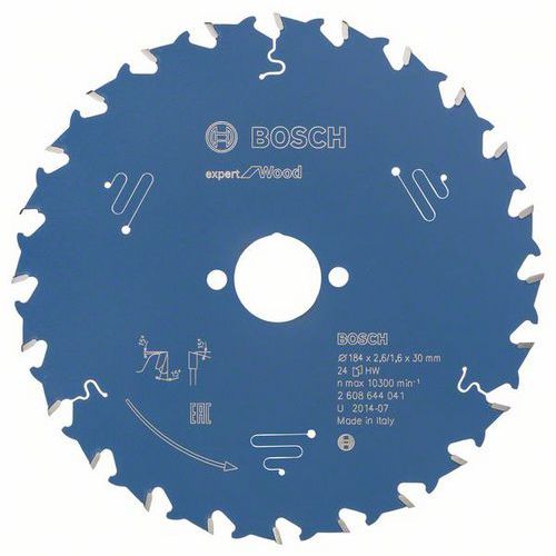 Bosch - Pilov kotou Expert for Wood 184 x 30 x 2,6 mm, 24