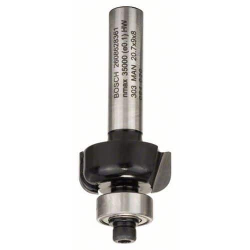 Bosch - lbkovac frza E 8 mm, R1 4 mm, D 20,7 mm, L 9 mm, G 5