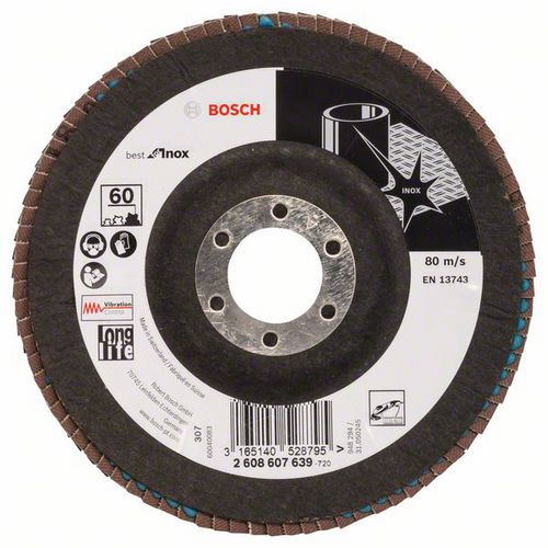 Bosch - Lamelov brusn kotou X581, Best for Inox 125 mm, 22,23