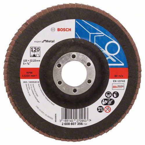 Bosch - Lamelov brusn kotou X551, Expert for Metal 125 mm, G1