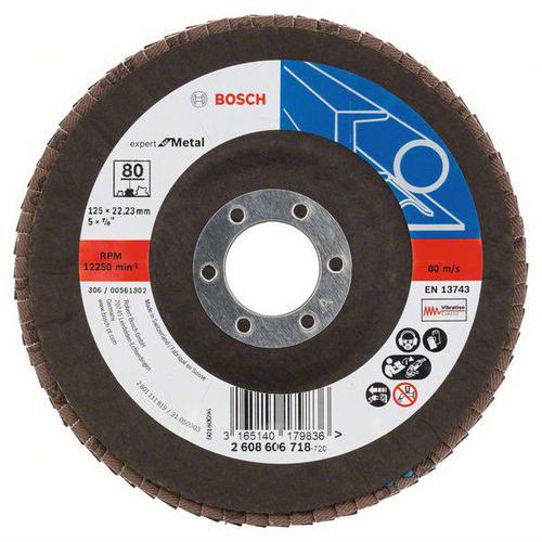 Bosch - Lamelov brusn kotou X551, Expert for Metal 125 mm, G8