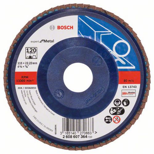 Bosch - Lamelov brusn kotou X551, Expert for Metal 115 mm, G1