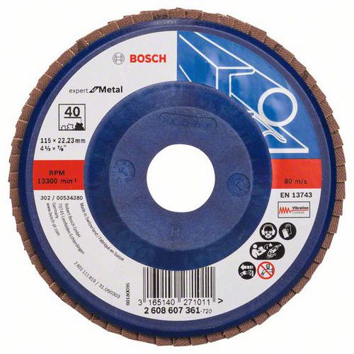 Bosch - Lamelov brusn kotou X551, Expert for Metal 115 mm, G4