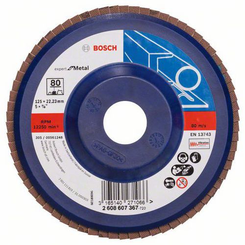 Bosch - Lamelov brusn kotou X551, Expert for Metal 125 mm, G8