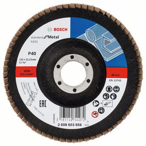 Bosch - Lamelov brusn kotou X431, Standard for Metal 125 mm,