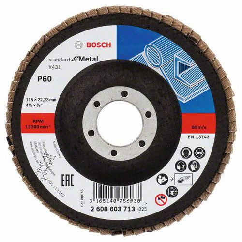 Bosch - Lamelov brusn kotou X431, Standard for Metal 115 mm,