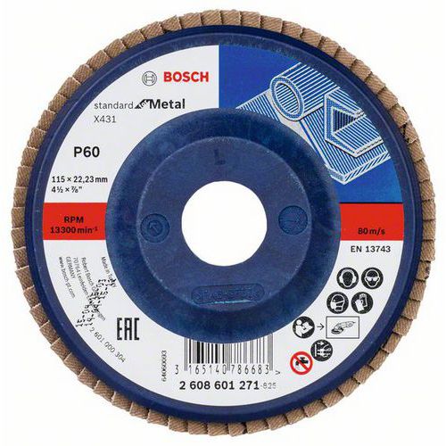 Bosch - Lamelov brusn kotou X431, Standard for Metal 115 mm,