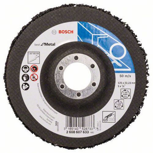 Bosch - istic kotou N377, Best for Metal 125 mm, 22,23 mm, Si