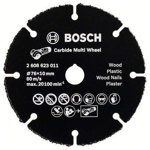 Bosch - Rozbruovac kotou ztvrdokovu Multi Wheel 76 mm; 1 mm;