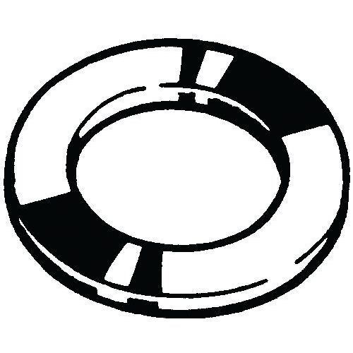 Tsnic krouek han, tvrdost HB 32-45, h=2 mm DIN 7603 A Hlin