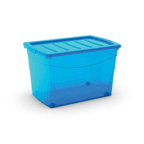 Plastov lon box s vkem, modr, 60 l