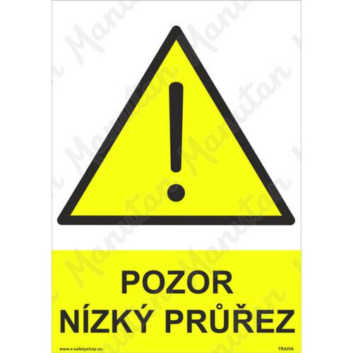 Pozor nzk prez, plast 210 x 297 x 0,5 mm A4