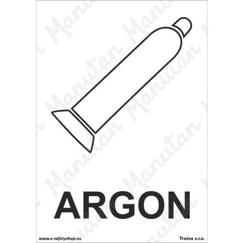 Argon, samolepka 148 x 210 x 0,1 mm A5