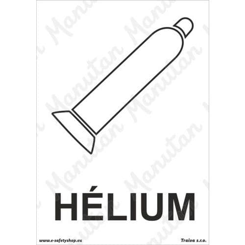 Hlium, samolepka 148 x 210 x 0,1 mm A5