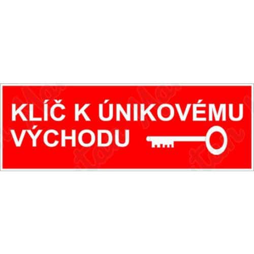 Kl k nikovmu vchodu, samolepka 300 x 75 x 0,1 mm