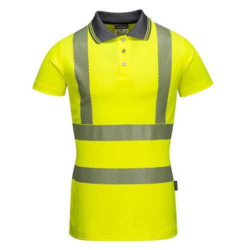 Dmsk reflexn polokoile s krtkm rukvem Pro Hi-Vis, lut,