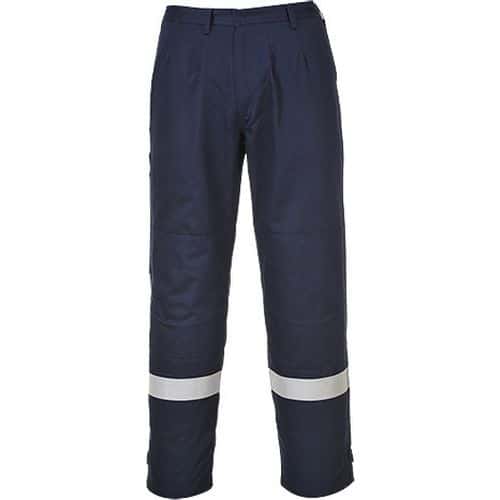Kalhoty Bizflame Plus, modr, normln, vel. XL
