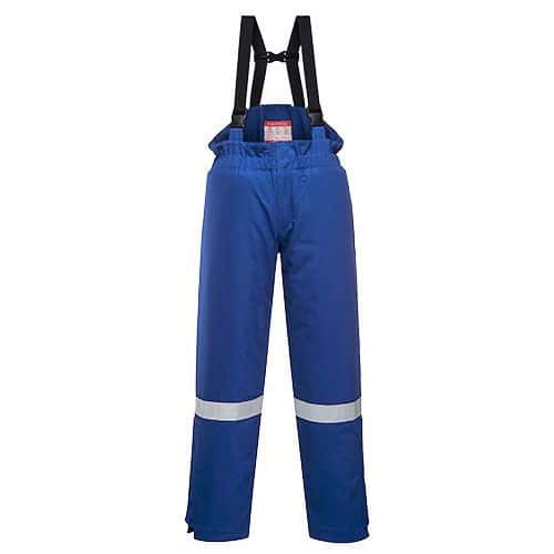 Kalhoty FR Anti-Static Winter Salopettes, svtle modr, vel. M - Kliknutm na obrzek zavete
