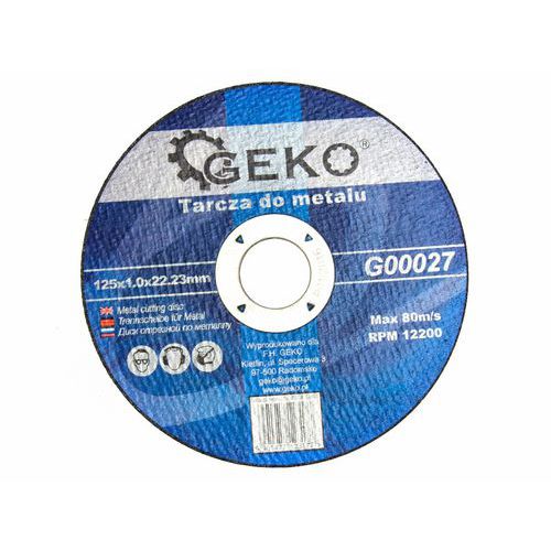 ezn kotou na ocel, 125x1,0mm GEKO