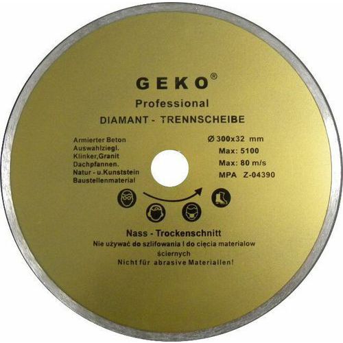 Diamantov ezn kotou, 300x8x32mm GEKO