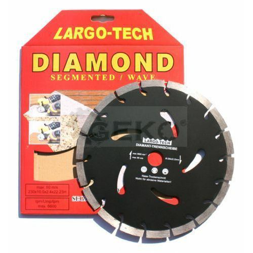 Diamantov ezn kotou, segmentov, 230x22,2x10mm GEKO