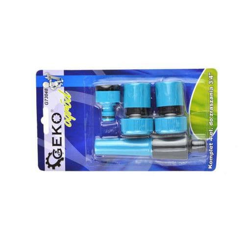 Hadicov set 4ks, pro 3/4", plast GEKO