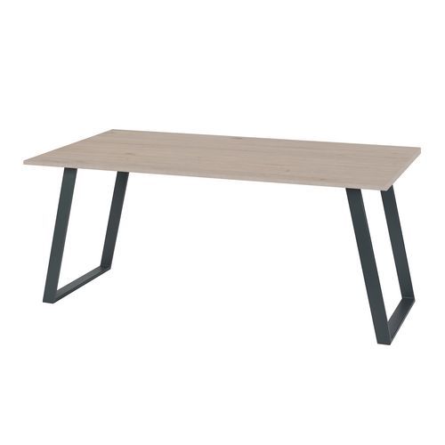 Kancelsk stl Shape, 160 x 80 x 75 cm, rovn proveden, dub