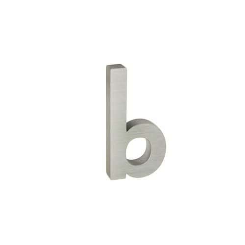 Hlinkov slo v 3D proveden s brouenm povrchem, znak "B", s
